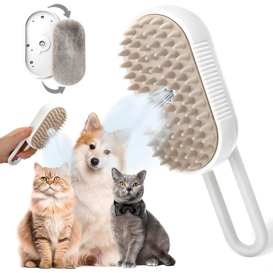 Steam Pet Brush for Dogs & Cats
